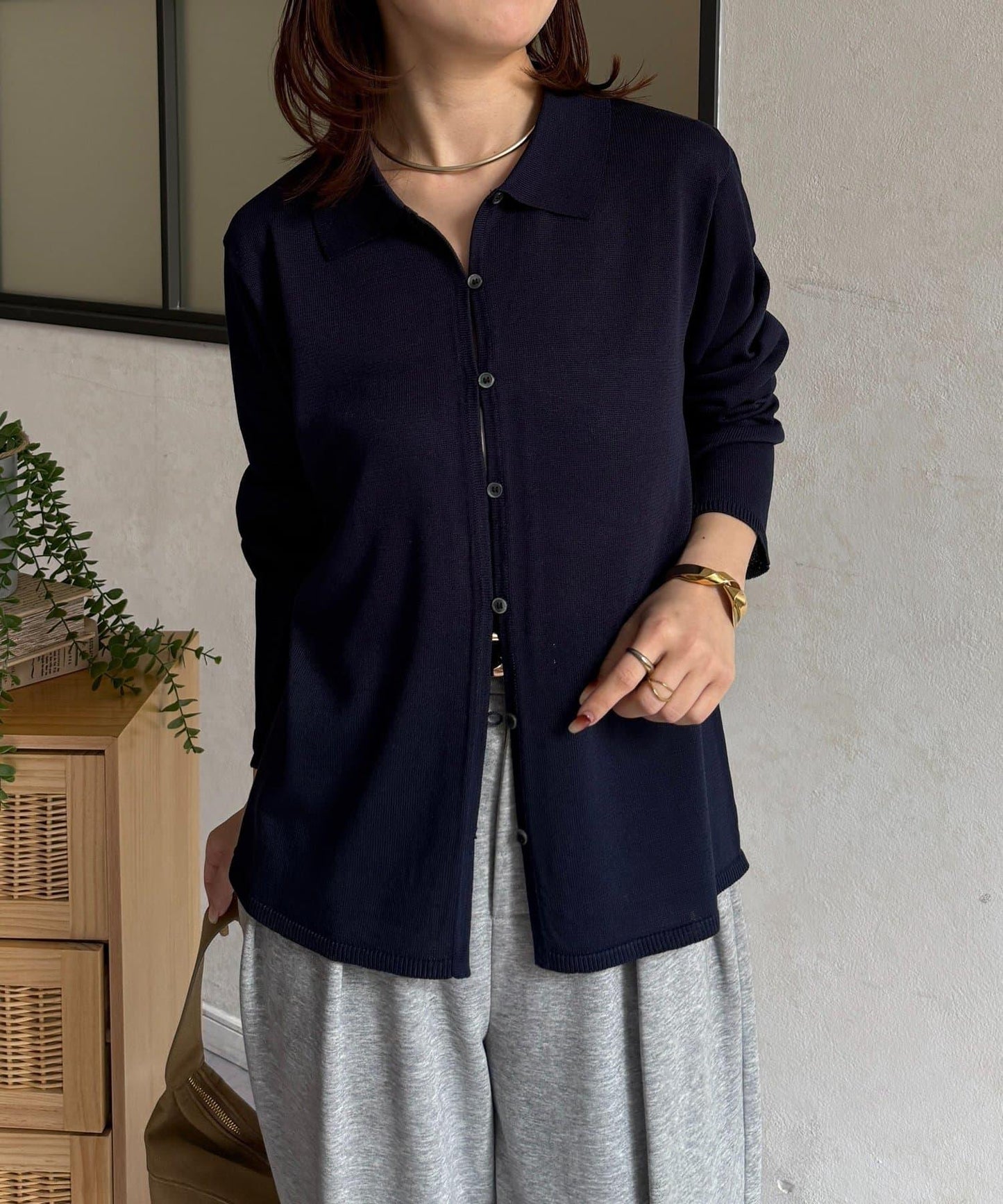 帶領清爽針織開衫