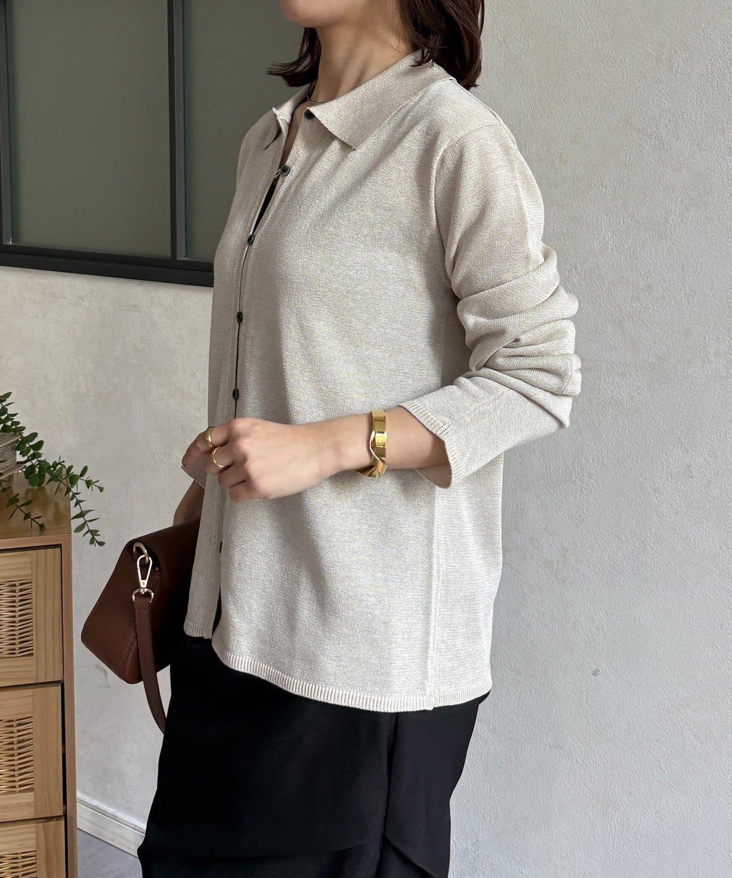 帶領清爽針織開衫