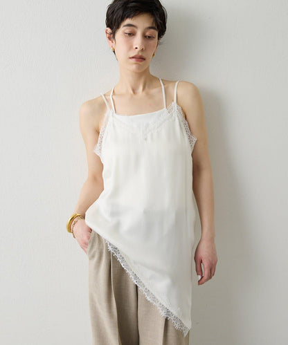 THE PAUSE 蕾絲鑲邊吊帶上衣