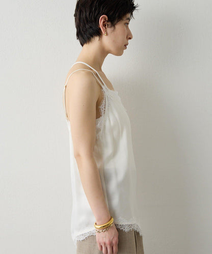 THE PAUSE 蕾絲鑲邊吊帶上衣