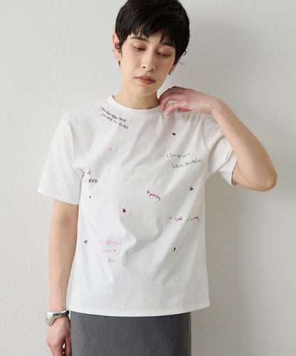 THE PAUSE 刺繡T恤