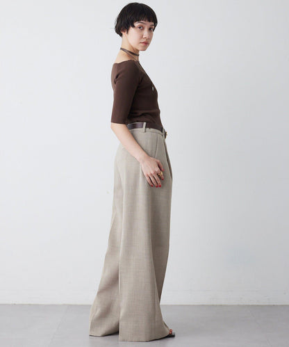 THE PAUSE 露肩半袖套頭上衣