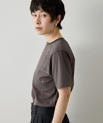 THE PAUSE 刺繡T恤