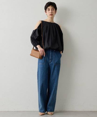 THE PAUSE 露肩設計襯衫