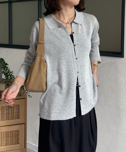 帶領清爽針織開衫