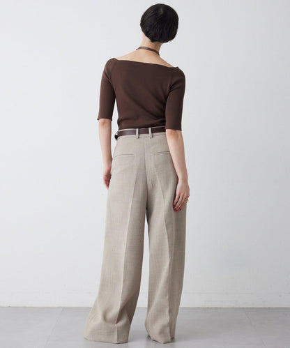 THE PAUSE 露肩半袖套頭上衣