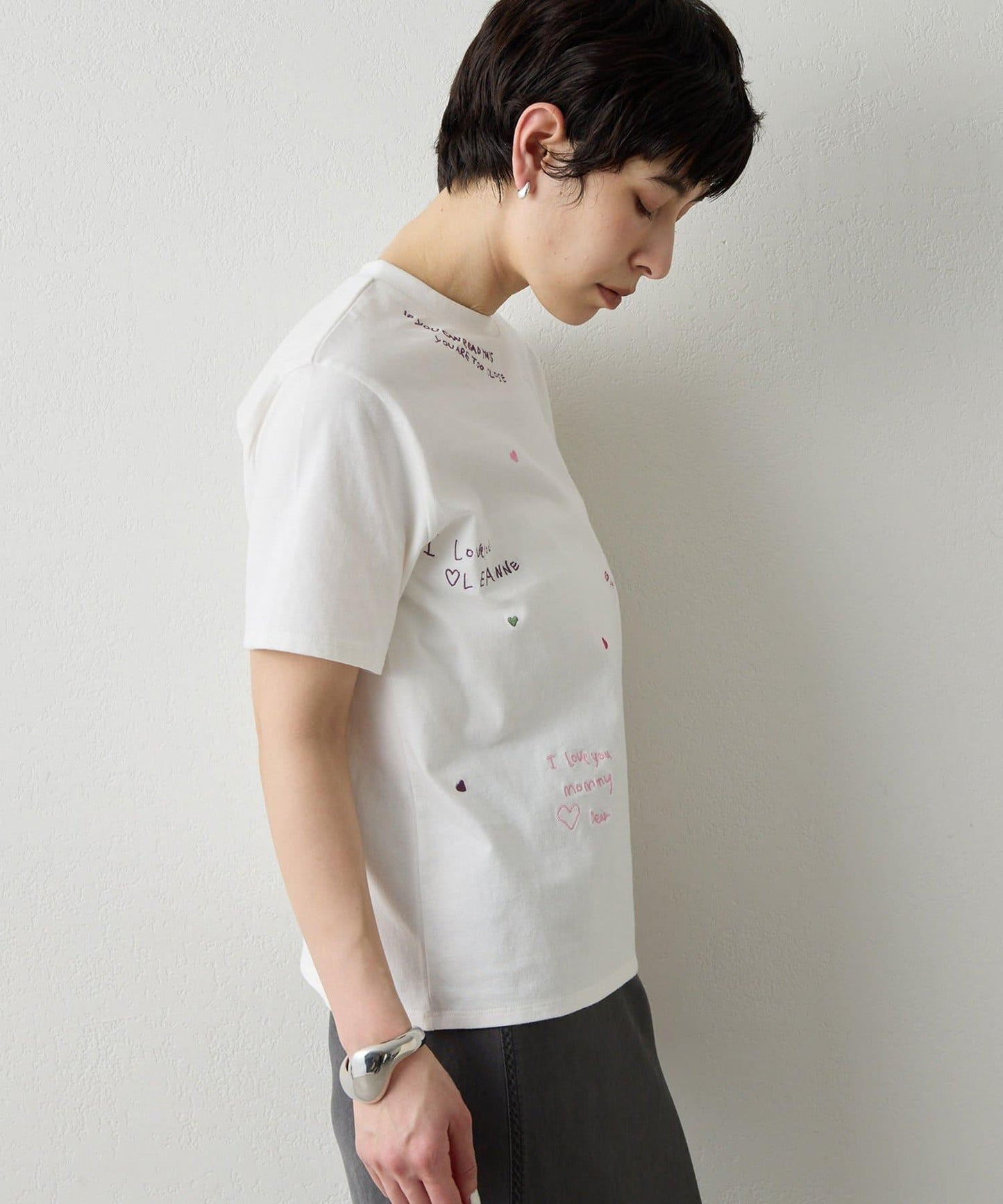 THE PAUSE 刺繡T恤