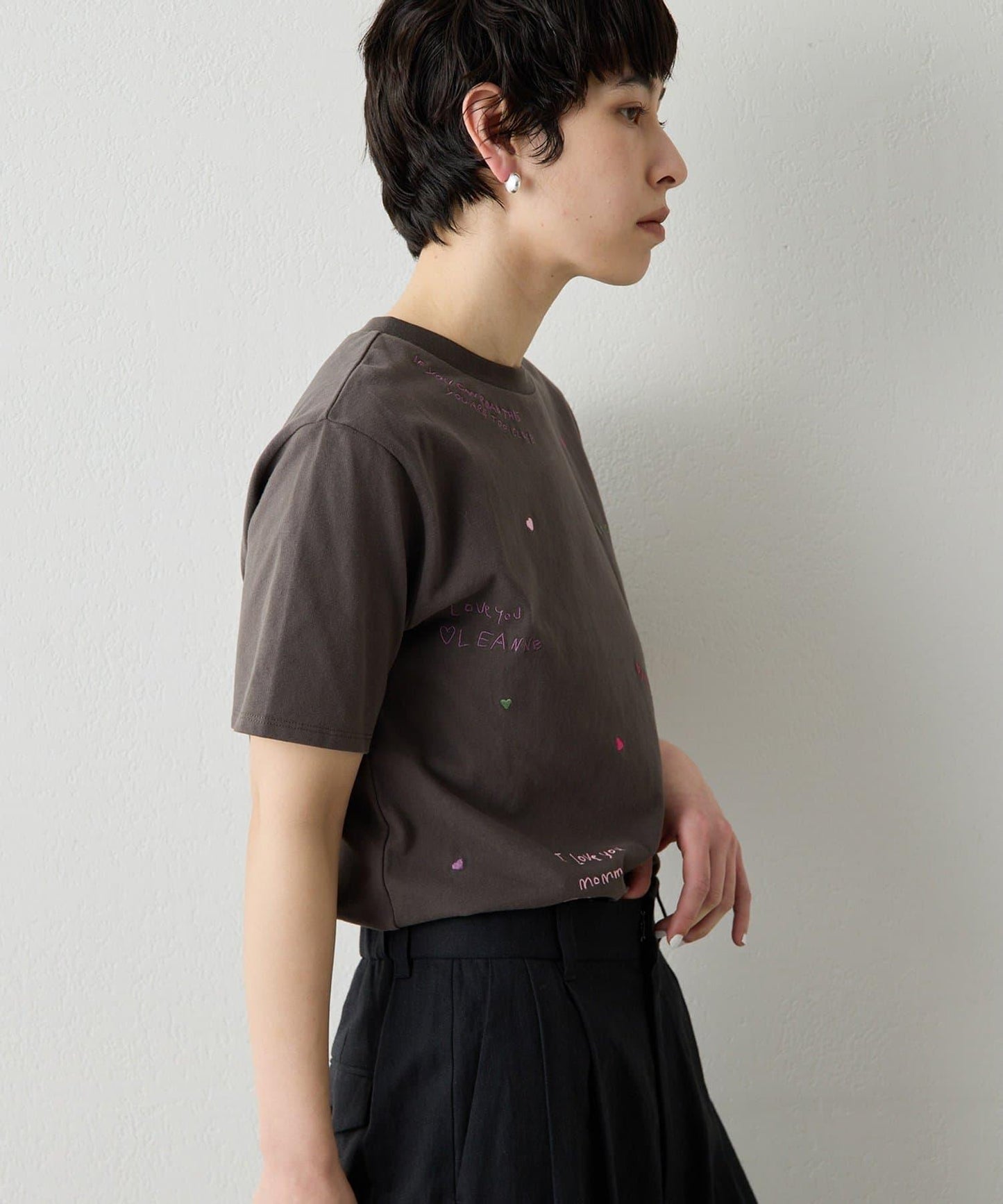 THE PAUSE 刺繡T恤