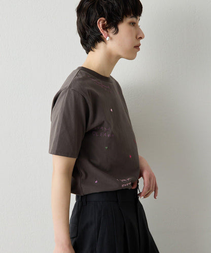 THE PAUSE 刺繡T恤