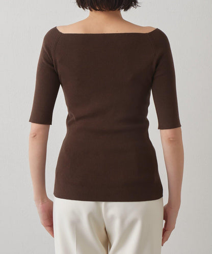 THE PAUSE 露肩半袖套頭上衣