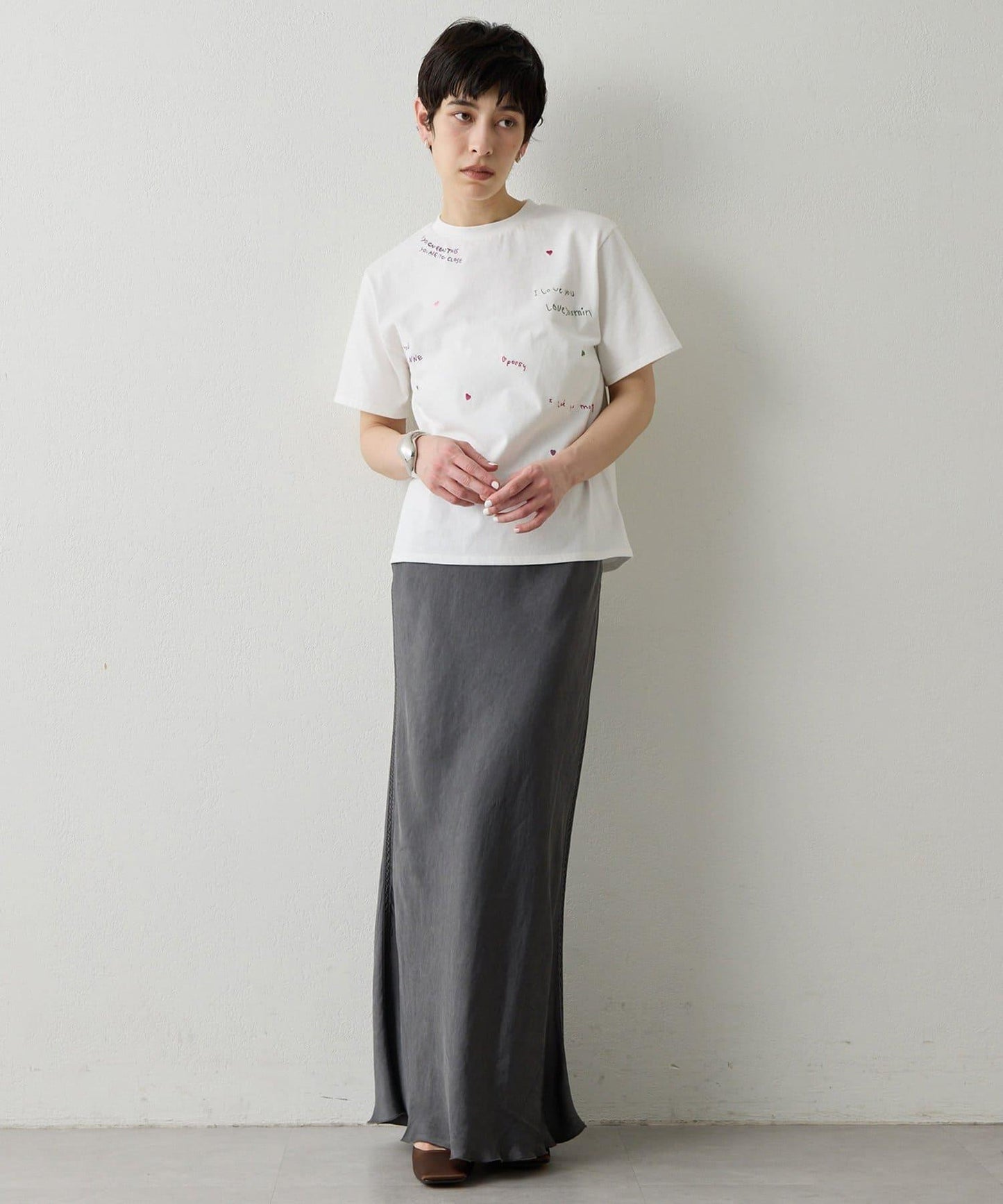 THE PAUSE 刺繡T恤