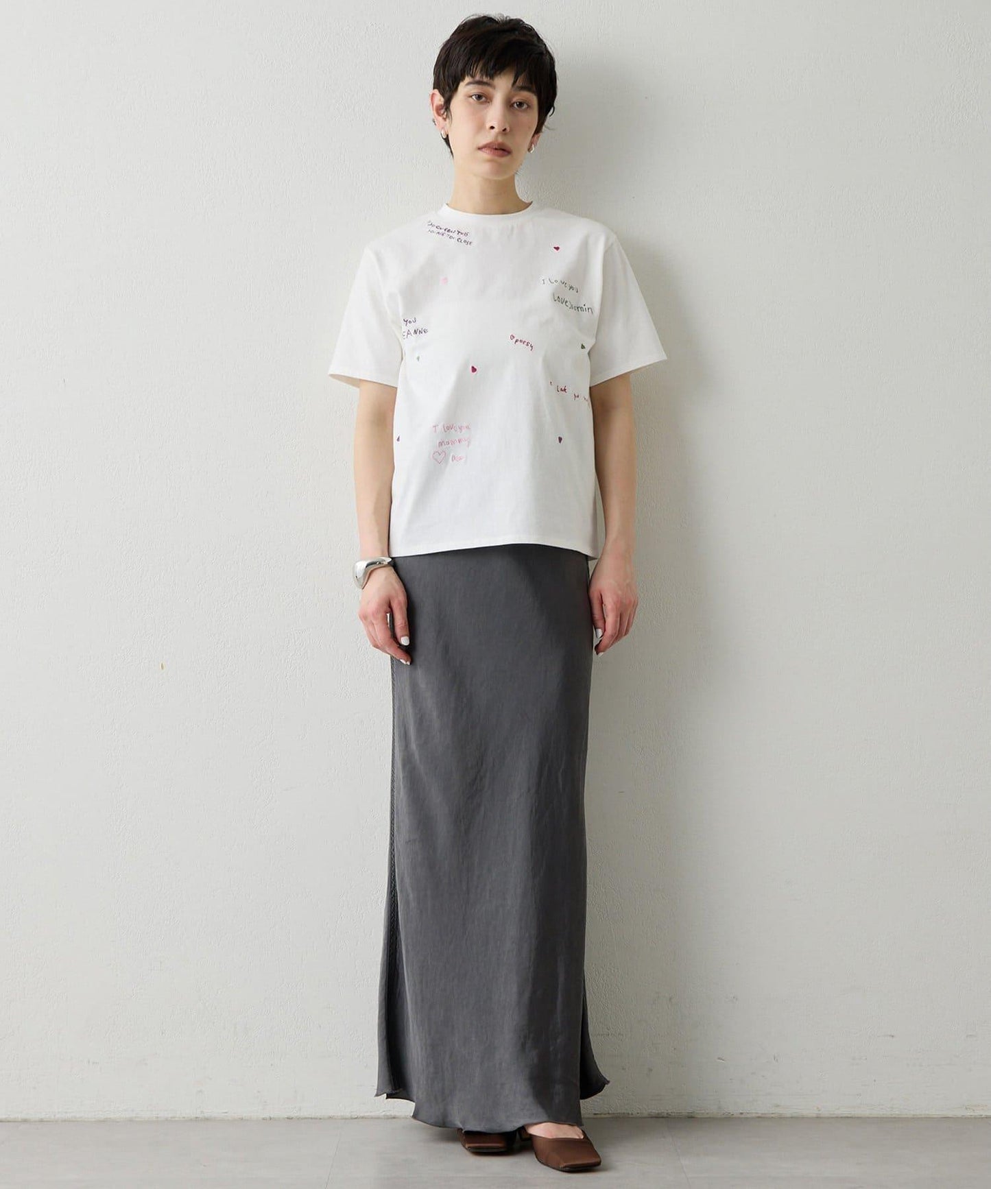 THE PAUSE 刺繡T恤