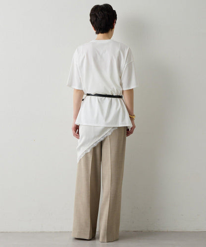 THE PAUSE 蕾絲鑲邊吊帶上衣