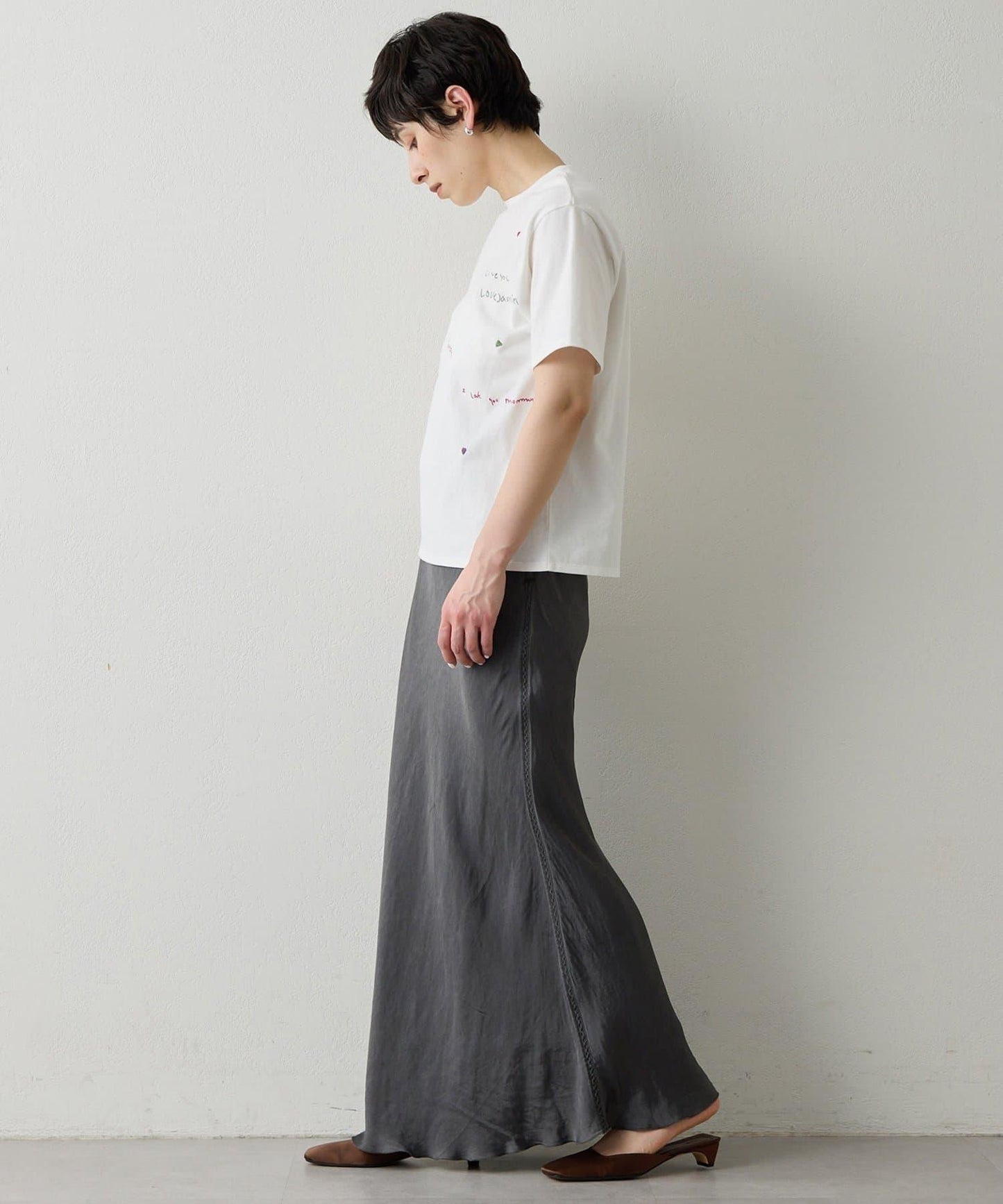 THE PAUSE 刺繡T恤