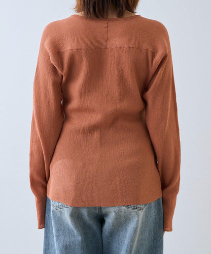 隨性風 拉鍊羅紋 針織開衫