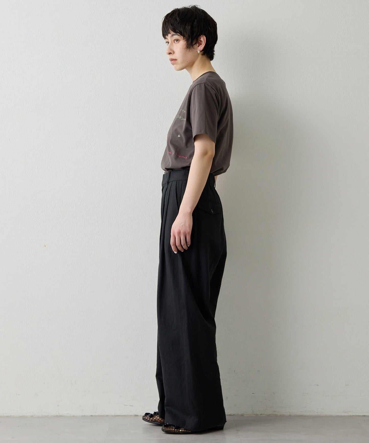 THE PAUSE 刺繡T恤