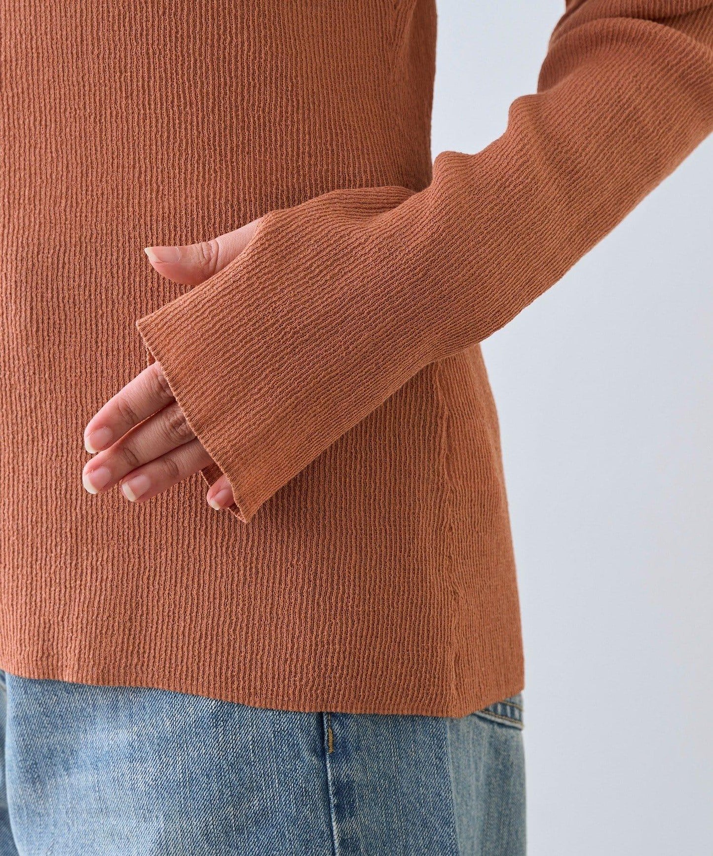 隨性風 拉鍊羅紋 針織開衫