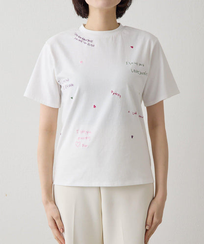 THE PAUSE 刺繡T恤