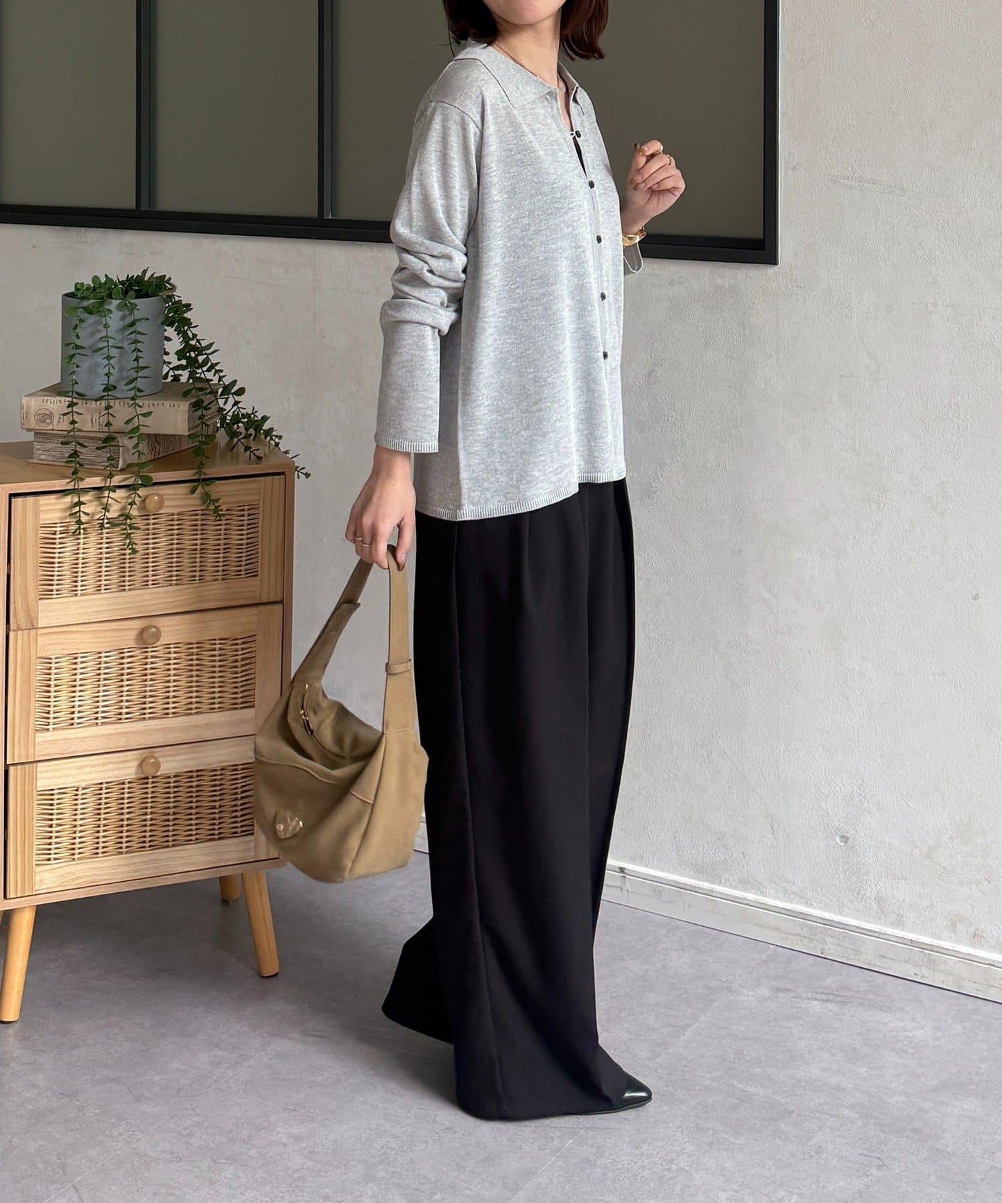 帶領清爽針織開衫