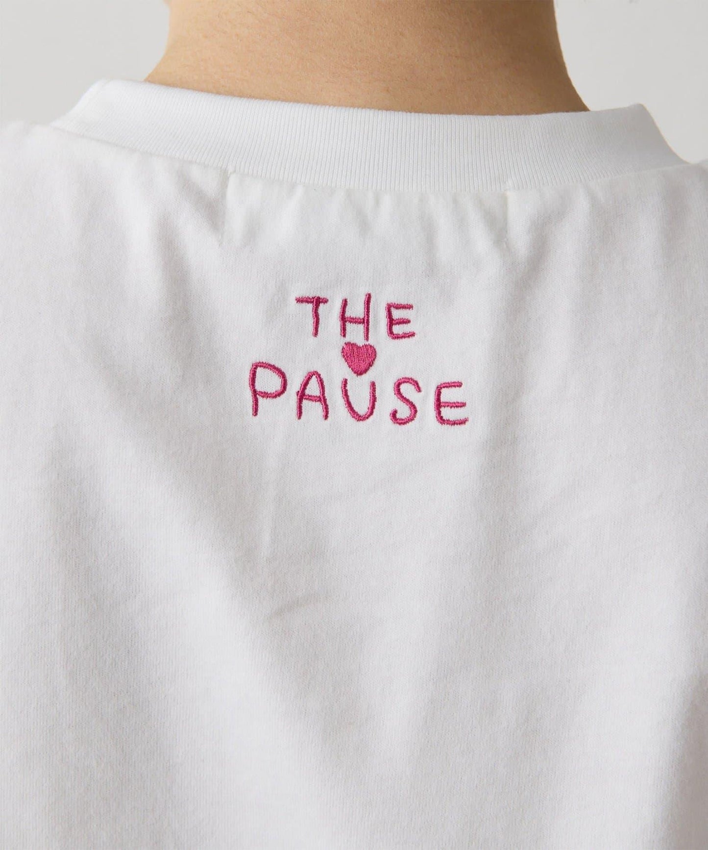 THE PAUSE 刺繡T恤