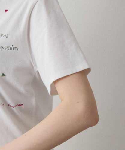 THE PAUSE 刺繡T恤