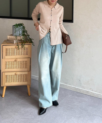 帶領清爽針織開衫