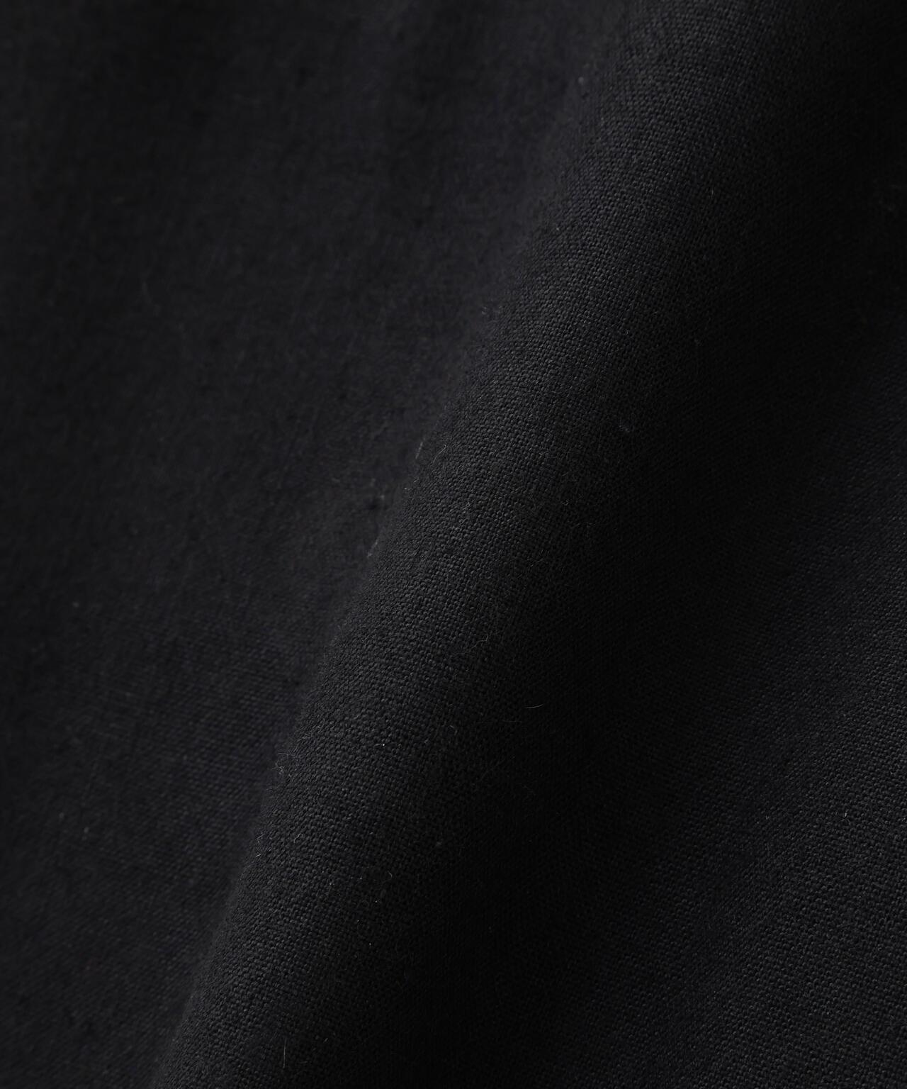 《定番素材 / 洗える》 乾爽觸感亞麻混 短款馬甲