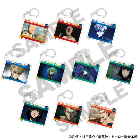 一拳超人（一拳超人） 隨機系列 全套BOX（10個裝） 亞克力鑰匙扣