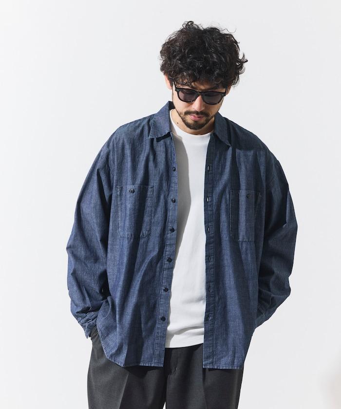 聯名 尚佈雷寬鬆工裝 長袖襯衫