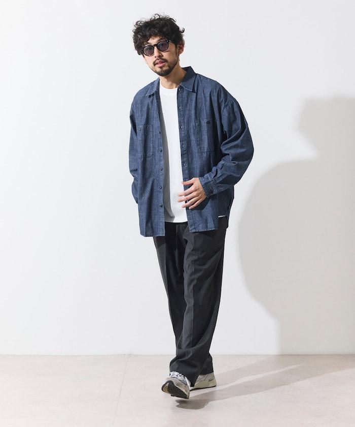 聯名 尚佈雷寬鬆工裝 長袖襯衫