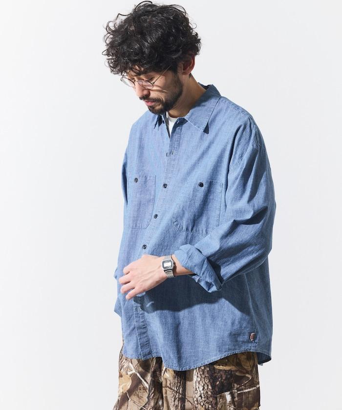 聯名 尚佈雷寬鬆工裝 長袖襯衫