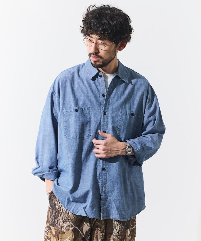 聯名 尚佈雷寬鬆工裝 長袖襯衫