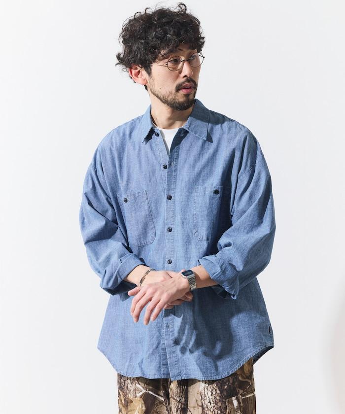 聯名 尚佈雷寬鬆工裝 長袖襯衫