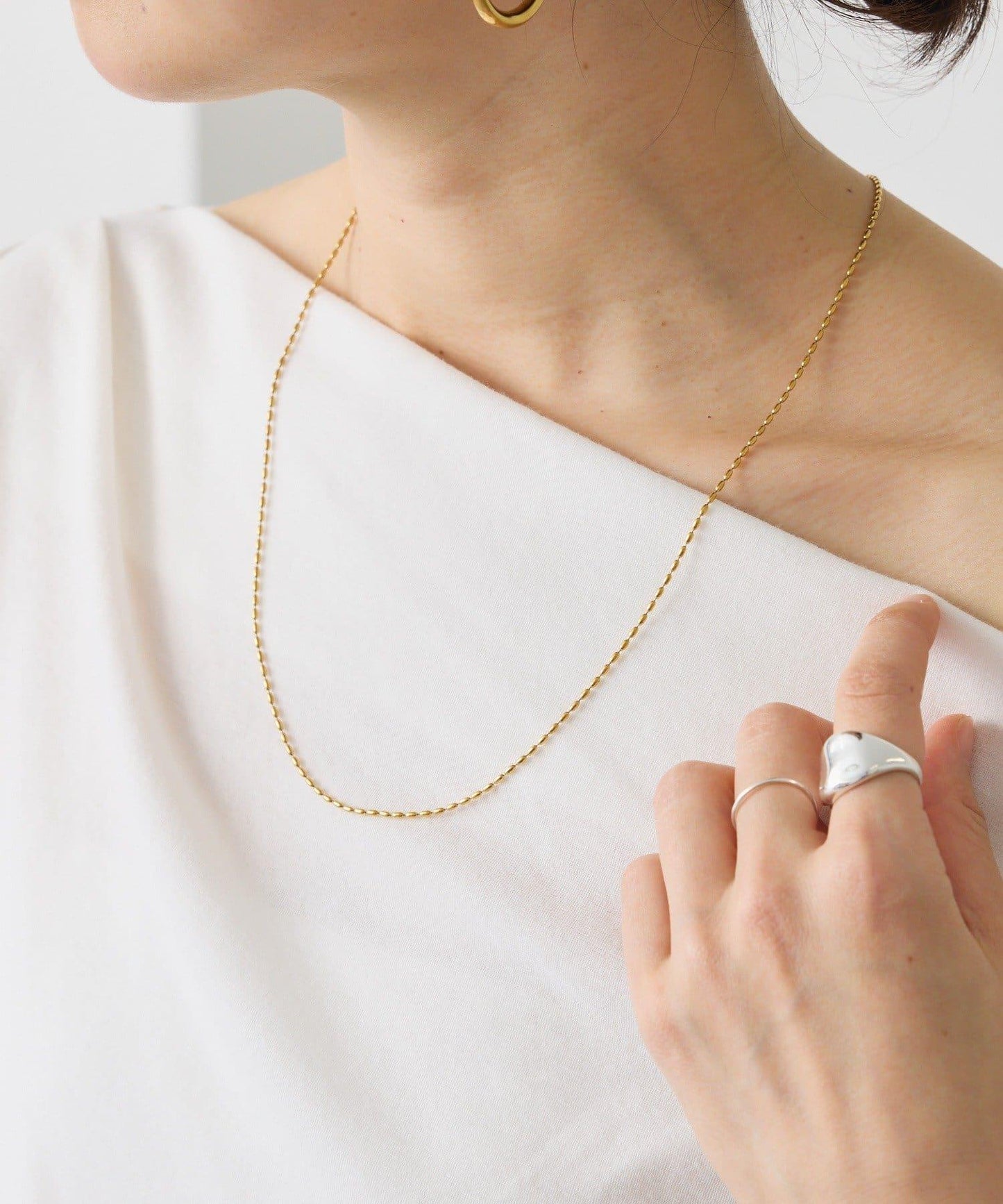 R.good 球形滑扣設計 Y字項鍊