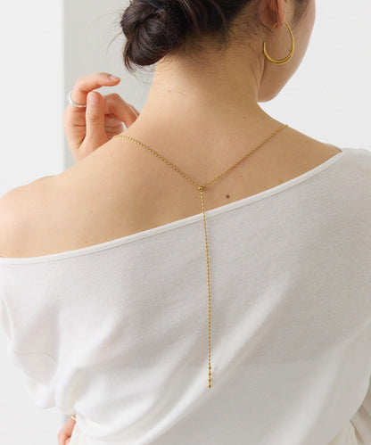 R.good 球形滑扣設計 Y字項鍊