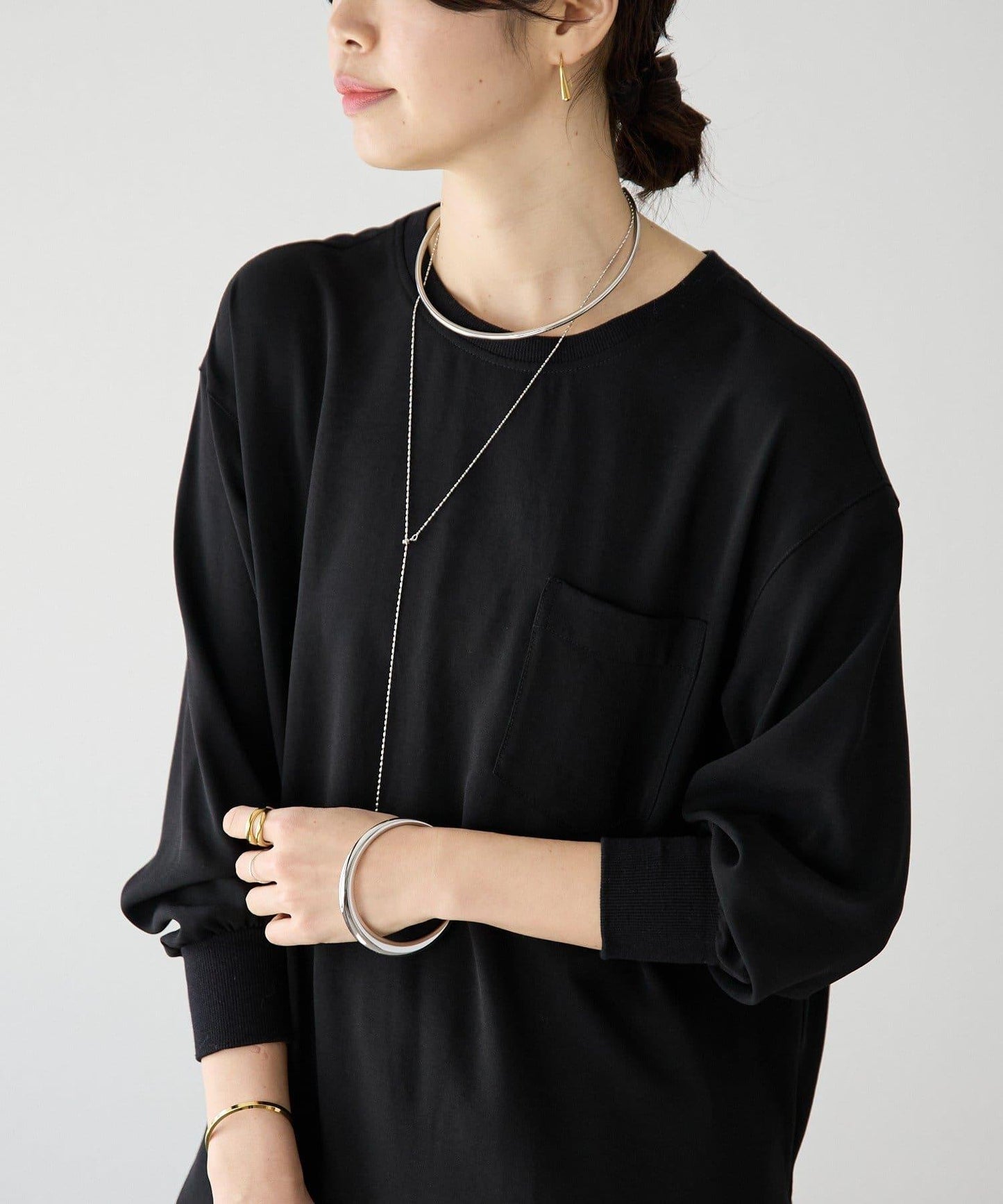 R.good 球形滑扣設計 Y字項鍊