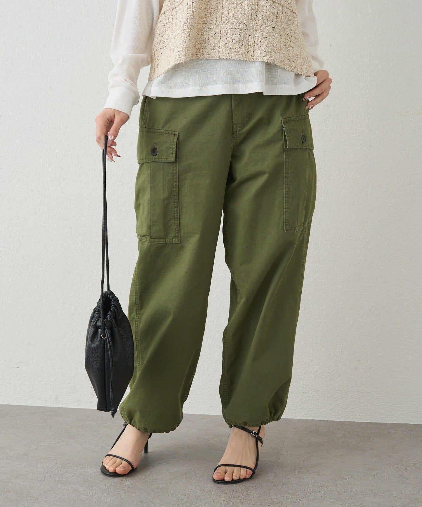 氣球廓形 工裝褲