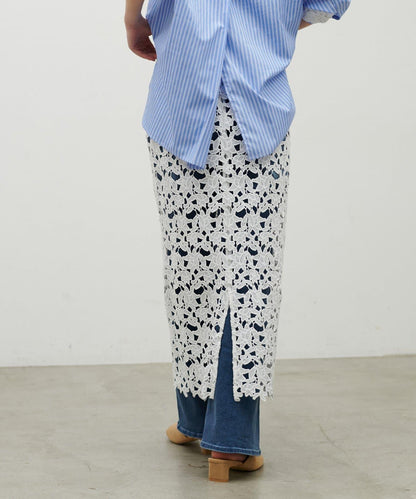 刺繡蕾絲 半身裙