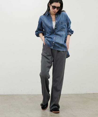 下襬喇叭 衛衣面料 衛褲