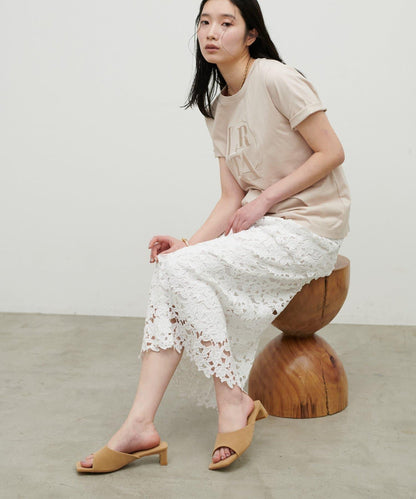 刺繡蕾絲 半身裙
