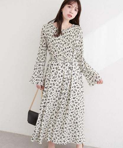 腰帶設計 百褶連衣裙