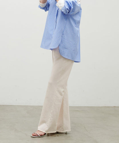 下襬喇叭 衛衣面料 衛褲