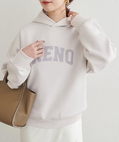 連帽 logo印花 空氣層 套頭上衣