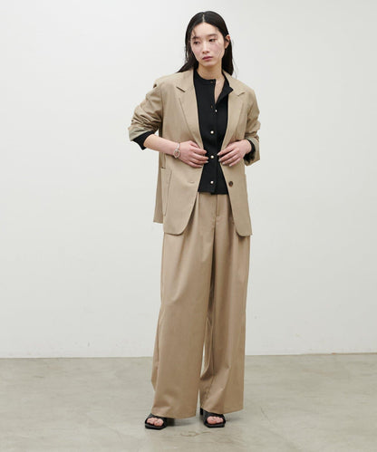 簡約風短款珍珠釦針織開衫