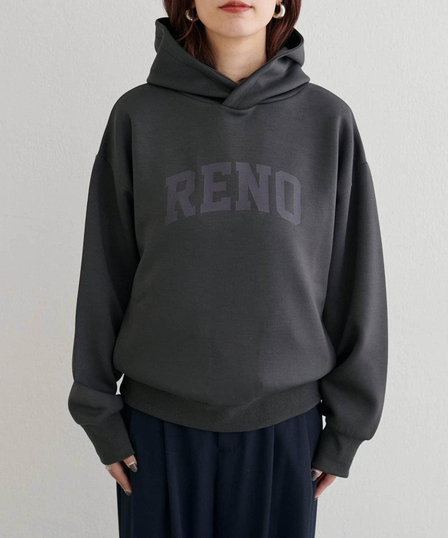 連帽 logo印花 空氣層 套頭上衣