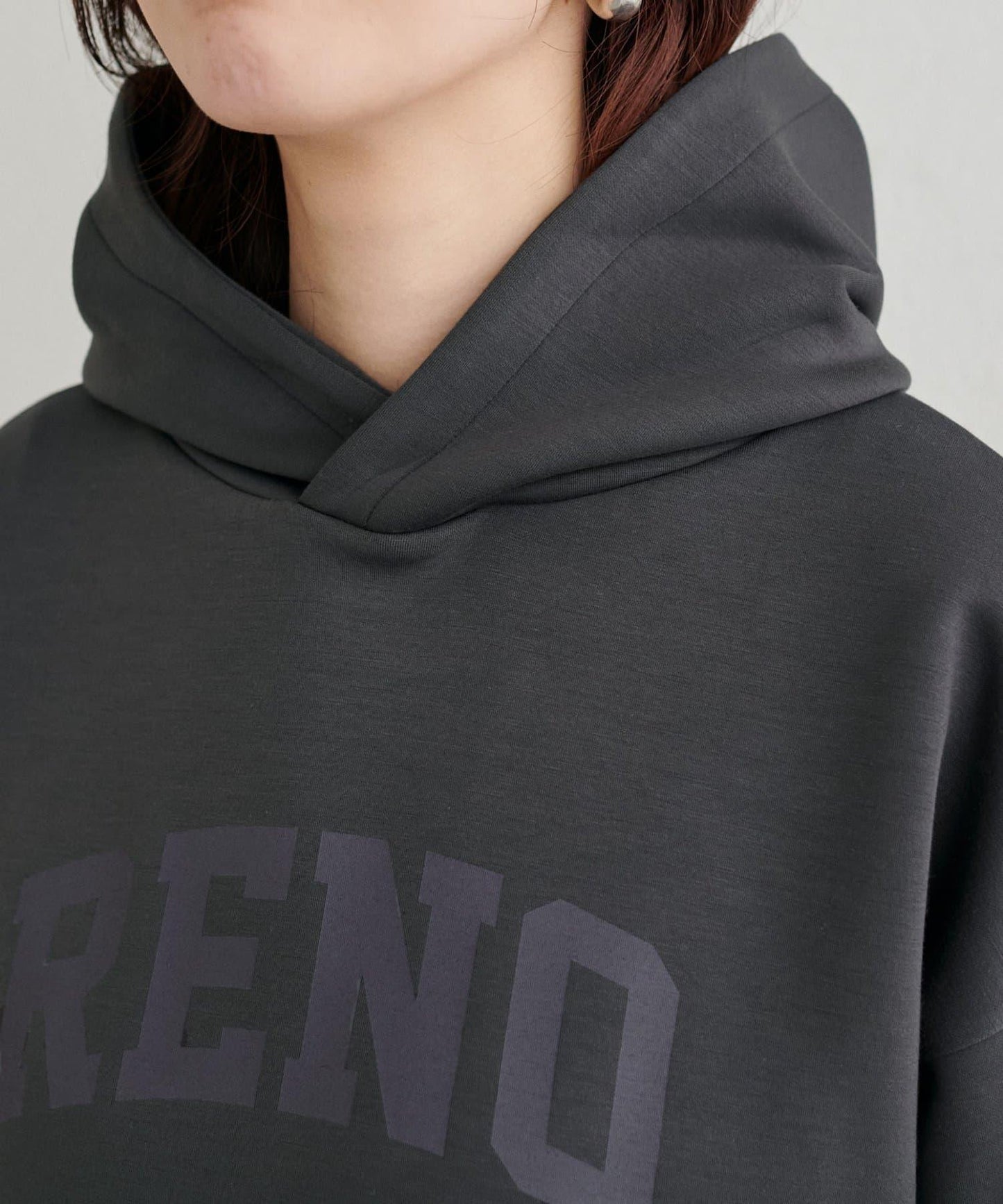 連帽 logo印花 空氣層 套頭上衣