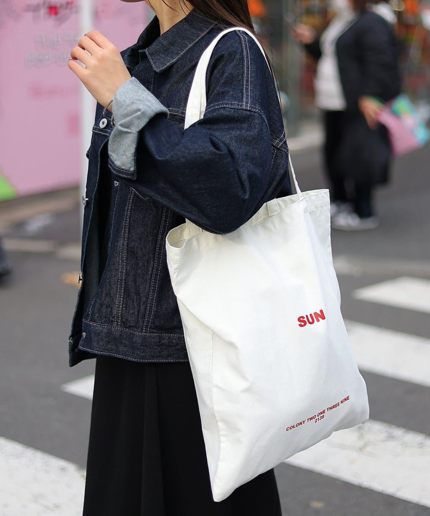 7デイズ 帆布托特包