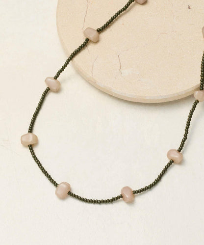 細膩色調串珠項鍊
