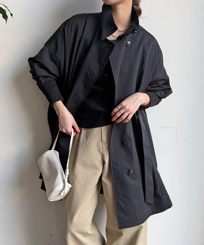 圓形羅紋設計大衣