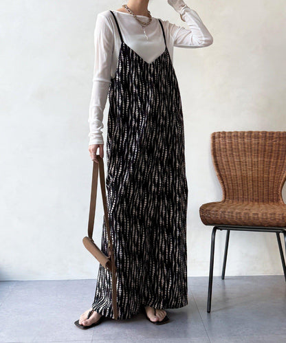 裹身設計 吊帶連體褲（ 可成套）